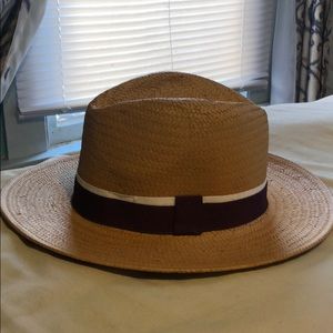 Women’s Paper Straw Fedora Hat